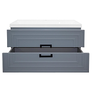 Тумба с раковиной Azario Armario 100 CS00096972 подвесная цвет Серый матовый-3