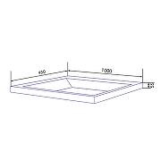 Тумба с раковиной Azario Armario 100 CS00096972 подвесная цвет Серый матовый-6