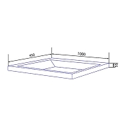 Тумба с раковиной Azario Zena 100 CS00096981 подвесная цвет Белый глянец-5