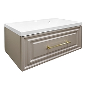 Тумба с раковиной Azario Laura 80 CS00096988 подвесная цвет Кашемир