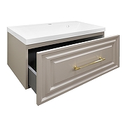 Тумба с раковиной Azario Laura 80 CS00096988 подвесная цвет Кашемир-1