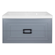 Тумба с раковиной Azario Armario 90 CS00097017 подвесная цвет Серый матовый-2