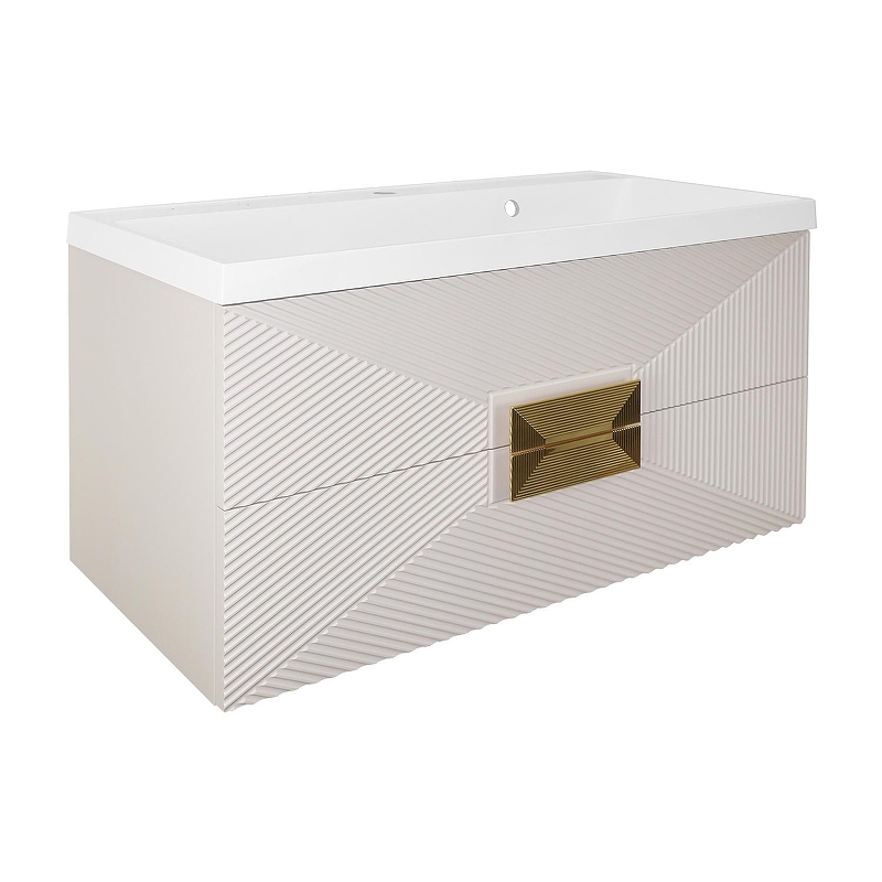 Тумба с раковиной Azario Zena 80 CS00097029 подвесная 