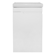 Тумба с раковиной Azario Kantri 45 L CS00097244 подвесная цвет Белый глянец-1