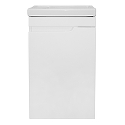 Тумба с раковиной Azario Kantri 45 R CS00097245 подвесная цвет Белый глянец-1