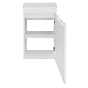 Тумба с раковиной Azario Kantri 45 R CS00097245 подвесная цвет Белый глянец-2