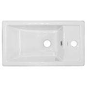 Тумба с раковиной Azario Kantri 45 R CS00097245 подвесная цвет Белый глянец-4