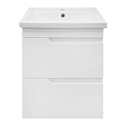 Тумба с раковиной Azario Kantri 50 CS00097246 подвесная цвет Белый глянец-2