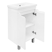 Тумба с раковиной Azario Kantri 50 CS00097247 цвет Белый глянец-1