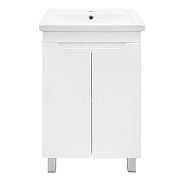 Тумба с раковиной Azario Kantri 50 CS00097247 цвет Белый глянец-2