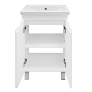 Тумба с раковиной Azario Kantri 50 CS00097247 цвет Белый глянец-3