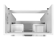 Тумба с раковиной Azario Kantri 60 CS00097248 подвесная цвет Белый глянец-4