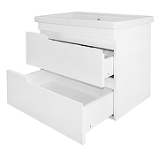 Тумба с раковиной Azario Kantri 70 CS00097251 подвесная цвет Белый глянец-1