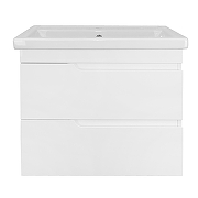 Тумба с раковиной Azario Kantri 70 CS00097251 подвесная цвет Белый глянец-2