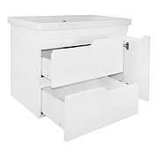 Тумба с раковиной Azario Kantri 80 CS00097253 подвесная цвет Белый глянец-1