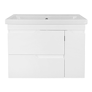 Тумба с раковиной Azario Kantri 80 CS00097253 подвесная цвет Белый глянец-2