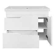 Тумба с раковиной Azario Kantri 80 CS00097253 подвесная цвет Белый глянец-3