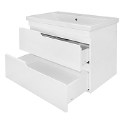 Тумба с раковиной Azario Kantri 80 CS00097255 подвесная цвет Белый глянец-1