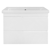 Тумба с раковиной Azario Kantri 80 CS00097255 подвесная цвет Белый глянец-2