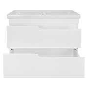 Тумба с раковиной Azario Kantri 80 CS00097255 подвесная цвет Белый глянец-3