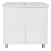 Тумба с раковиной Azario Kantri 80 CS00097256 цвет Белый глянец-2