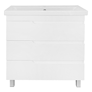 Тумба с раковиной Azario Kantri 80 CS00097257 цвет Белый глянец-2