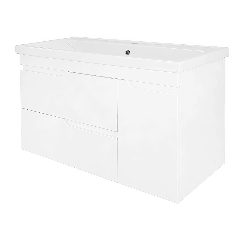 Тумба с раковиной Azario Kantri 100 CS00097258 подвесная 