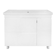 Тумба с раковиной Azario Kantri 100 CS00097259 цвет Белый глянец-2