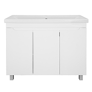 Тумба с раковиной Azario Kantri 100 CS00097260 цвет Белый глянец-2