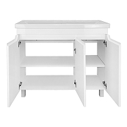 Тумба с раковиной Azario Kantri 100 CS00097260 цвет Белый глянец-3