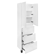 Шкаф пенал Azario Kantri 50 CS00097265 цвет Белый глянец-1