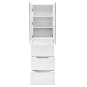 Шкаф пенал Azario Kantri 50 CS00097265 цвет Белый глянец-4