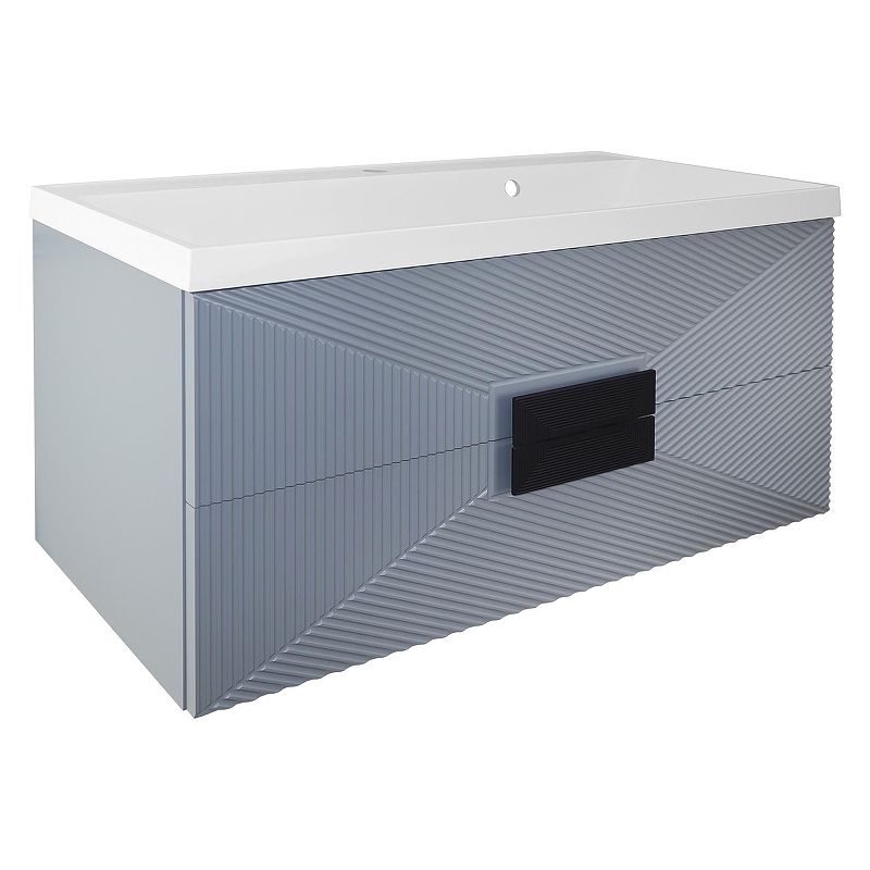 Тумба с раковиной Azario Zena 100 CS00097710 подвесная 