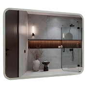 Зеркало Loranto Скай 80 CS00098016 с подсветкой с сенсорным выключателем и подогревом