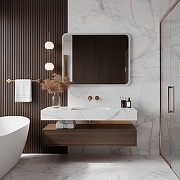 Зеркало Loranto Скай 80 CS00098016 с подсветкой с сенсорным выключателем и подогревом-3