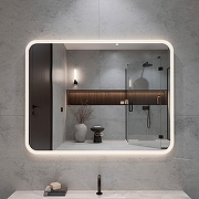 Зеркало Loranto Скай 80 CS00098016 с подсветкой с сенсорным выключателем и подогревом-4