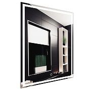 Зеркало Loranto Фиона 60 CS00098017 с подсветкой с сенсорным выключателем