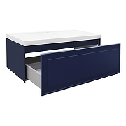 Тумба с раковиной Azario Belloni 100 CS00098076 подвесная цвет Темно-синий-1