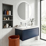 Тумба с раковиной Azario Belloni 100 CS00098076 подвесная цвет Темно-синий-9