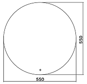 Зеркало Loranto Fiona 55 CS00098123 с подсветкой с сенсорным выключателем-6