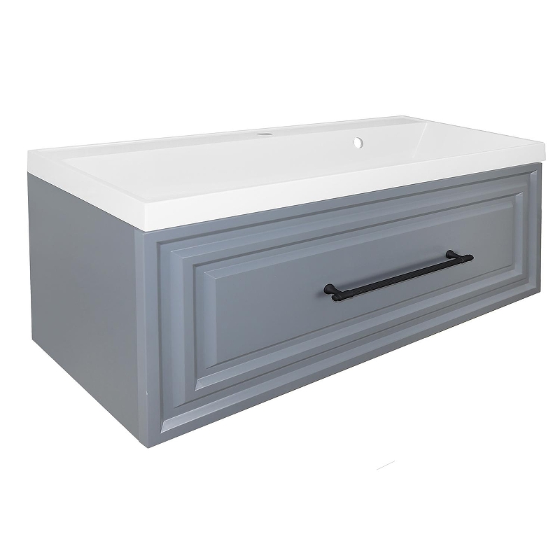 Тумба с раковиной Azario Laura 100 CS00104005 подвесная 