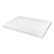 Тумба с раковиной Azario Laura 70 CS00104006 подвесная цвет Белый глянцевый-7