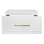 Тумба с раковиной Azario Laura 80 CS00104009 подвесная цвет Белый глянцевый-3