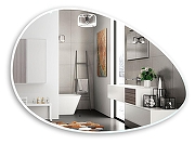 Зеркало Azario Omega 120 LED-00002557 с подсветкой с бесконтактным выключателем