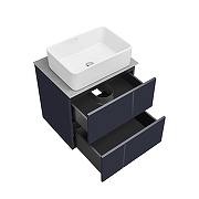 Тумба под раковину Roca Luna 60 ZRU9307766 подвесная цвет Синий-1