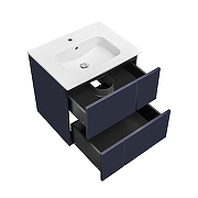 Тумба под раковину Roca Luna 60 ZRU9307766 подвесная цвет Синий-2