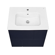 Тумба под раковину Roca Luna 60 ZRU9307766 подвесная цвет Синий-5