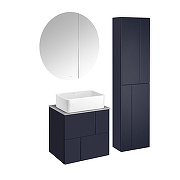 Тумба под раковину Roca Luna 60 ZRU9307766 подвесная цвет Синий-10