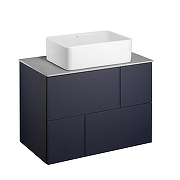Тумба под раковину Roca Luna 60 ZRU9307767 подвесная цвет Синий