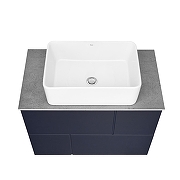 Тумба под раковину Roca Luna 60 ZRU9307767 подвесная цвет Синий-3